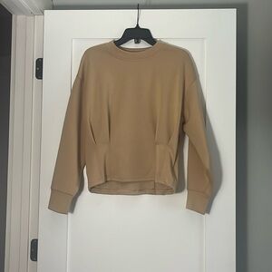 Lululemon mustard yellow size 8 corset sweatshirt